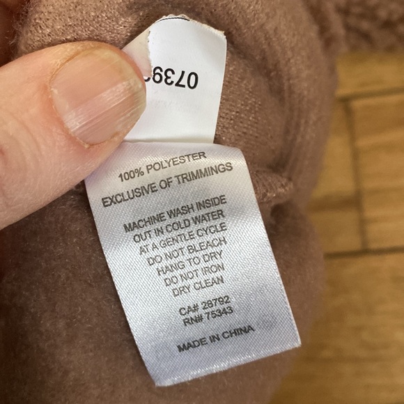 Ultra Comfy C&C California Half Zip Jacket, Mauve, Large - Picture 9 of 13